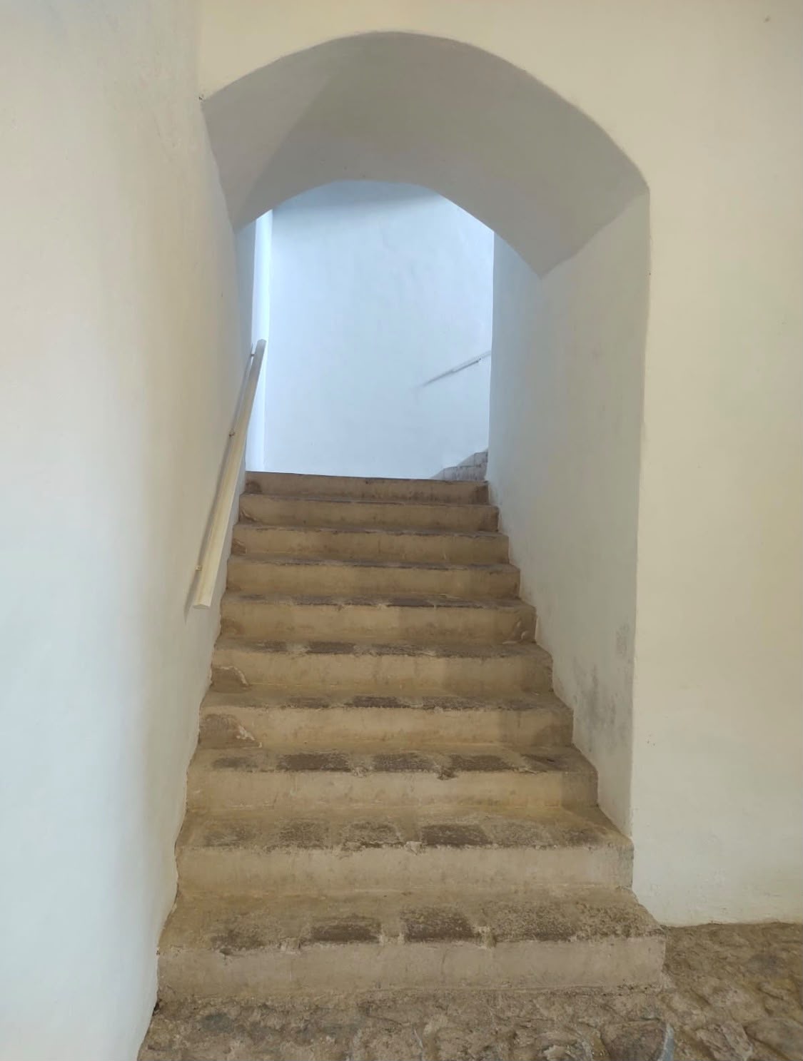 Escaleras del antiguo convento de San Juan Bautista de Tetela del Volcán
